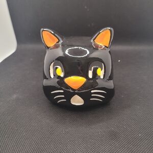 Black Cat Ceramic Pet Bowl